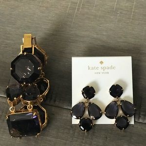Kate Spade Purple earrings | bracelet